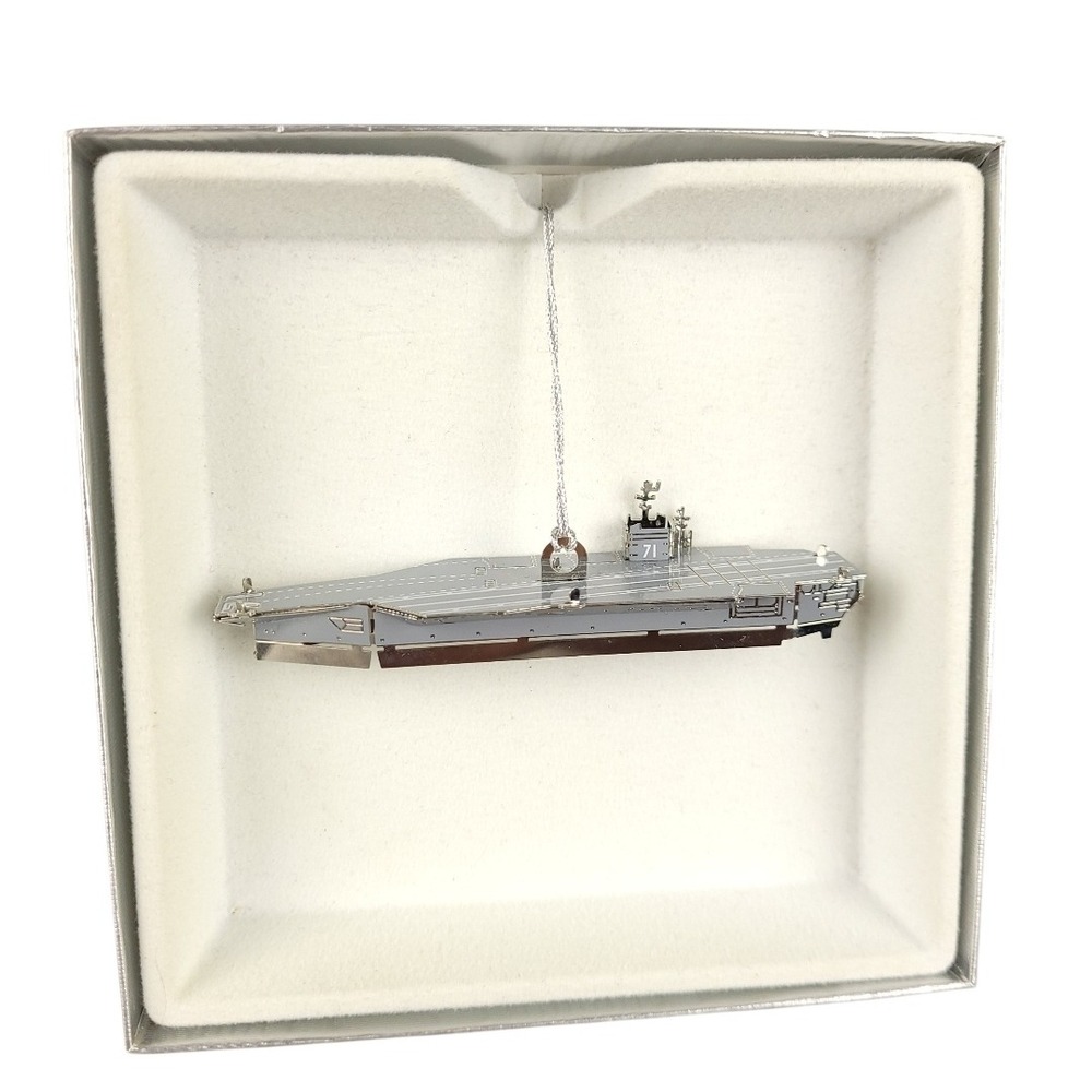 Beacon Design USS Theodore Roosevelt CVN-71 3D Ornament Navy Carrier Made USA